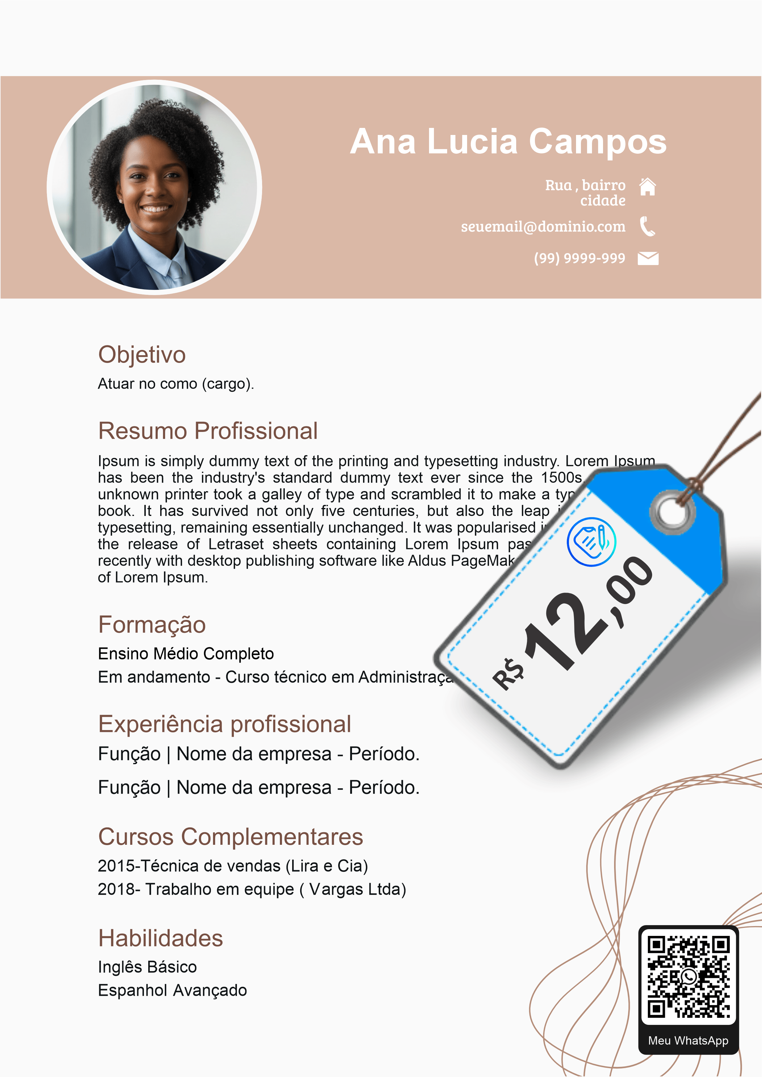 Modelo de currículo 2