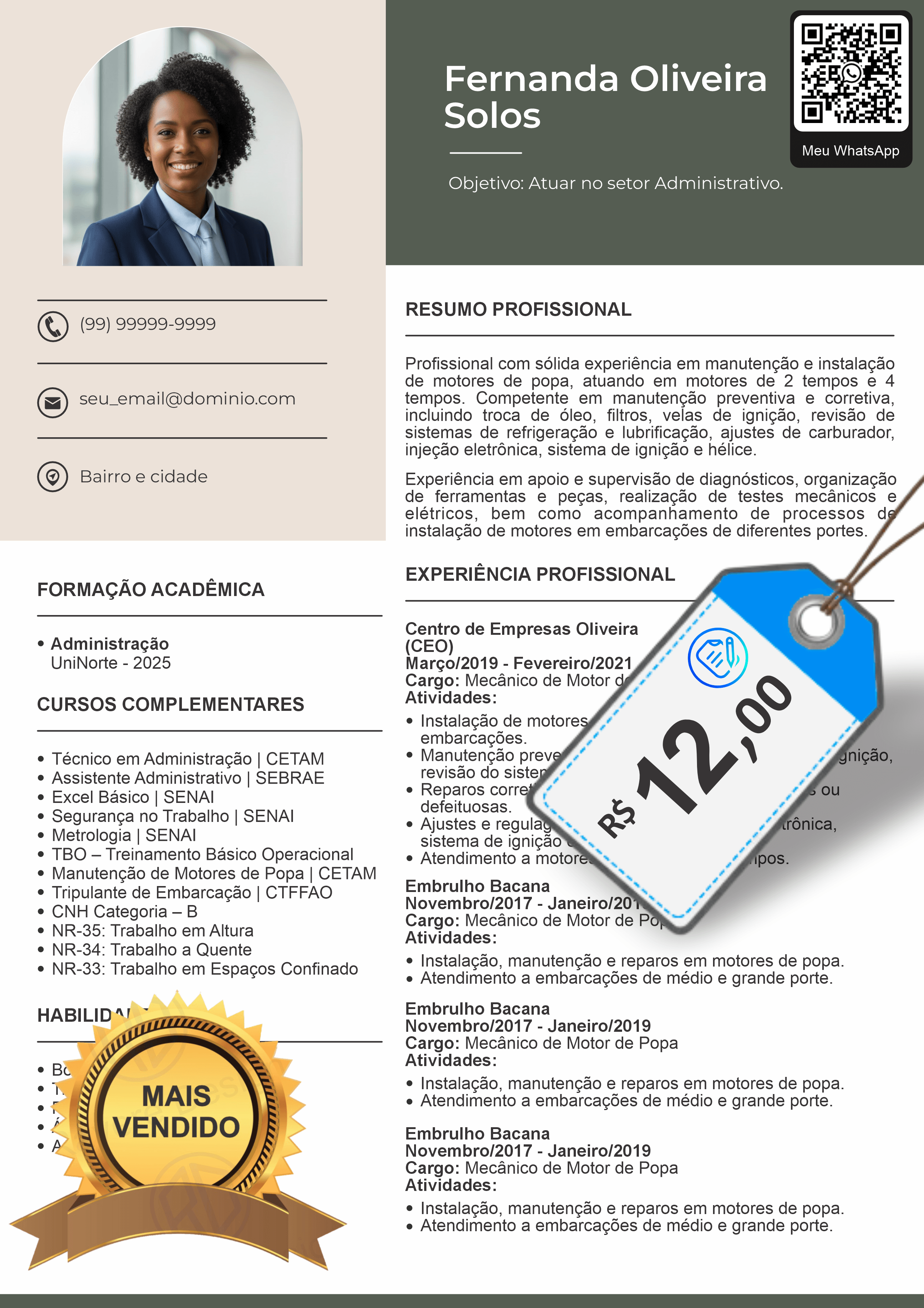 Modelo de currículo 7